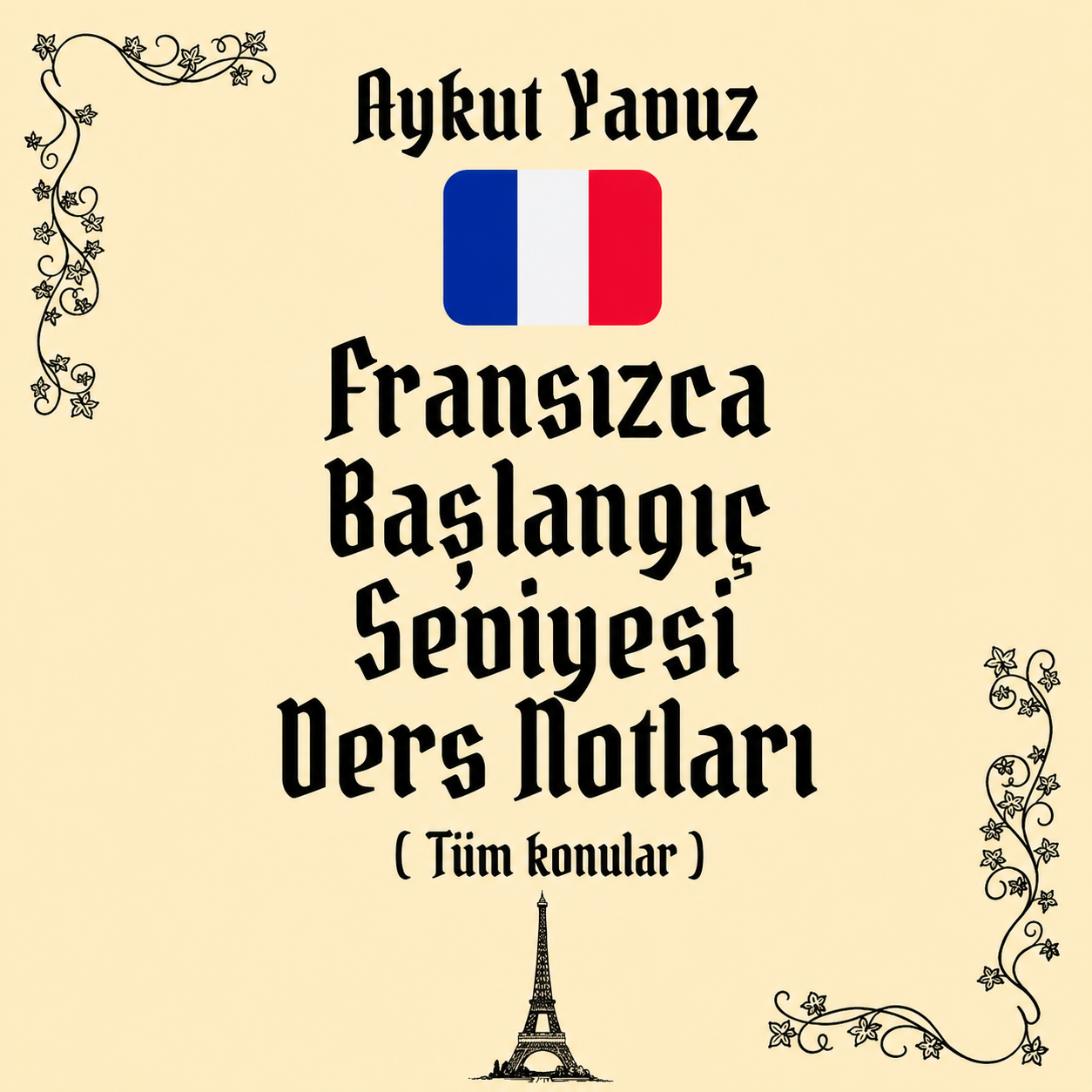 FRANSIZCA BAŞLANGIÇ SEVİYESİ ÖZET DERS NOTLARI                                                                                                                                                                                                            